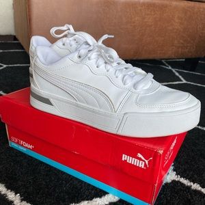 Puma white sneakers